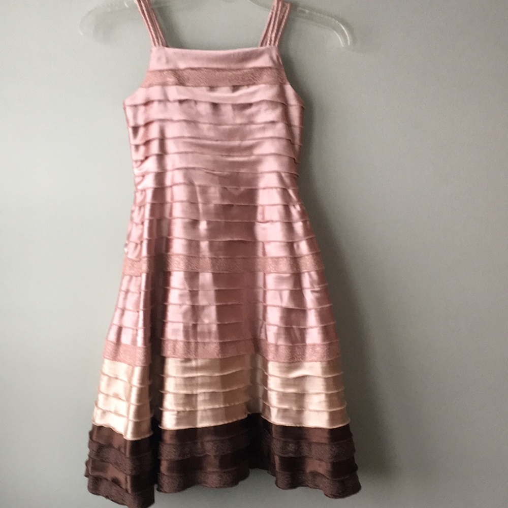 Girls satin fancy dress size 8